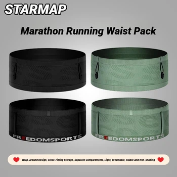 1Pcs Running Waist Bag Breathable Pack Invisible Lightweight Quick Dry Belt Fitness Gym…