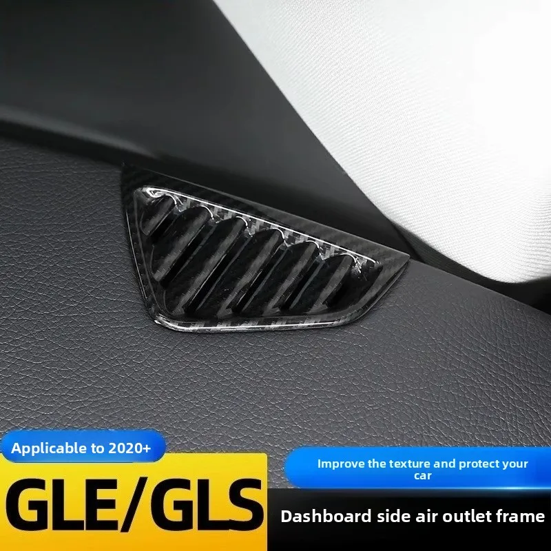 

For Mercedes-Benz W167 GLE X167 GLS interior modified instrument panel side air outlet decorative frame 2020+