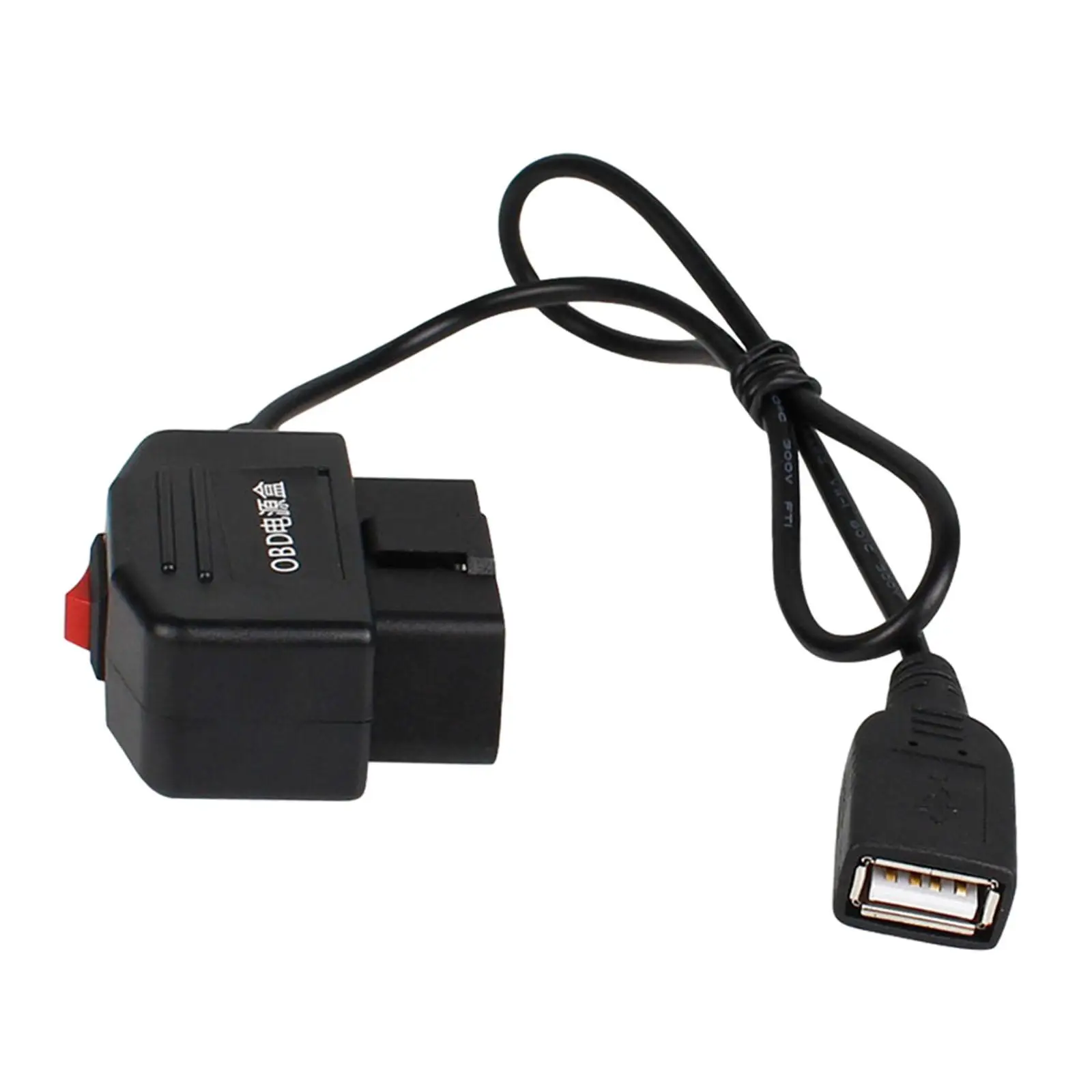 OBD Hardwire Set Universal 24 Hours Parking Observe with Switch Button 20cm Wire ACC Power Two Mode Accessory for cam