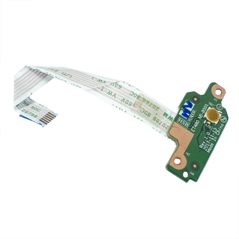 

KD+Power button on-off board w/CABLE US fits Lenovo ThinkPad T480 20L5 20L6 01YR507
