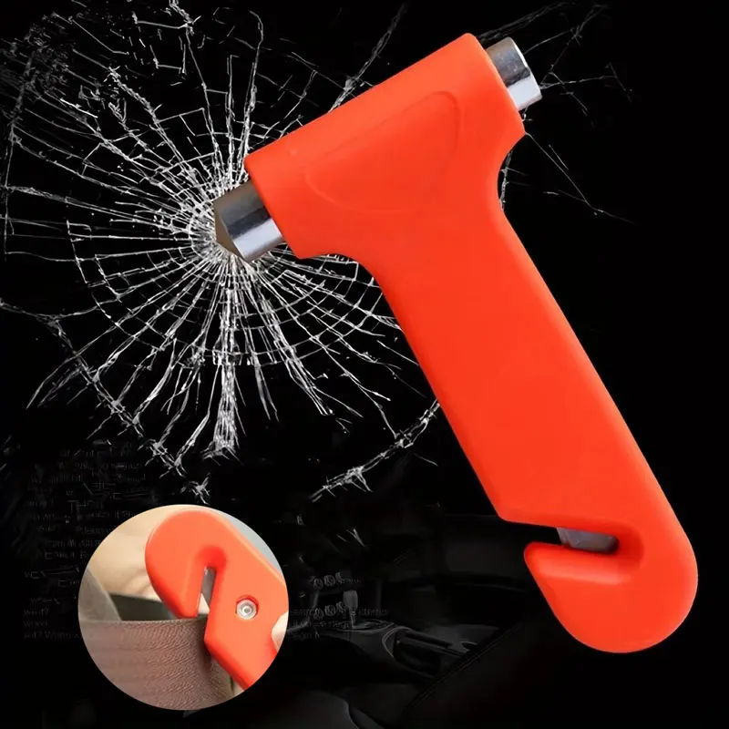 

Car 2-in-1 Emergency Window Breaker Hammer Universal Car Safety Hammer Cutters and Window Breakers Emergency Escape Tools