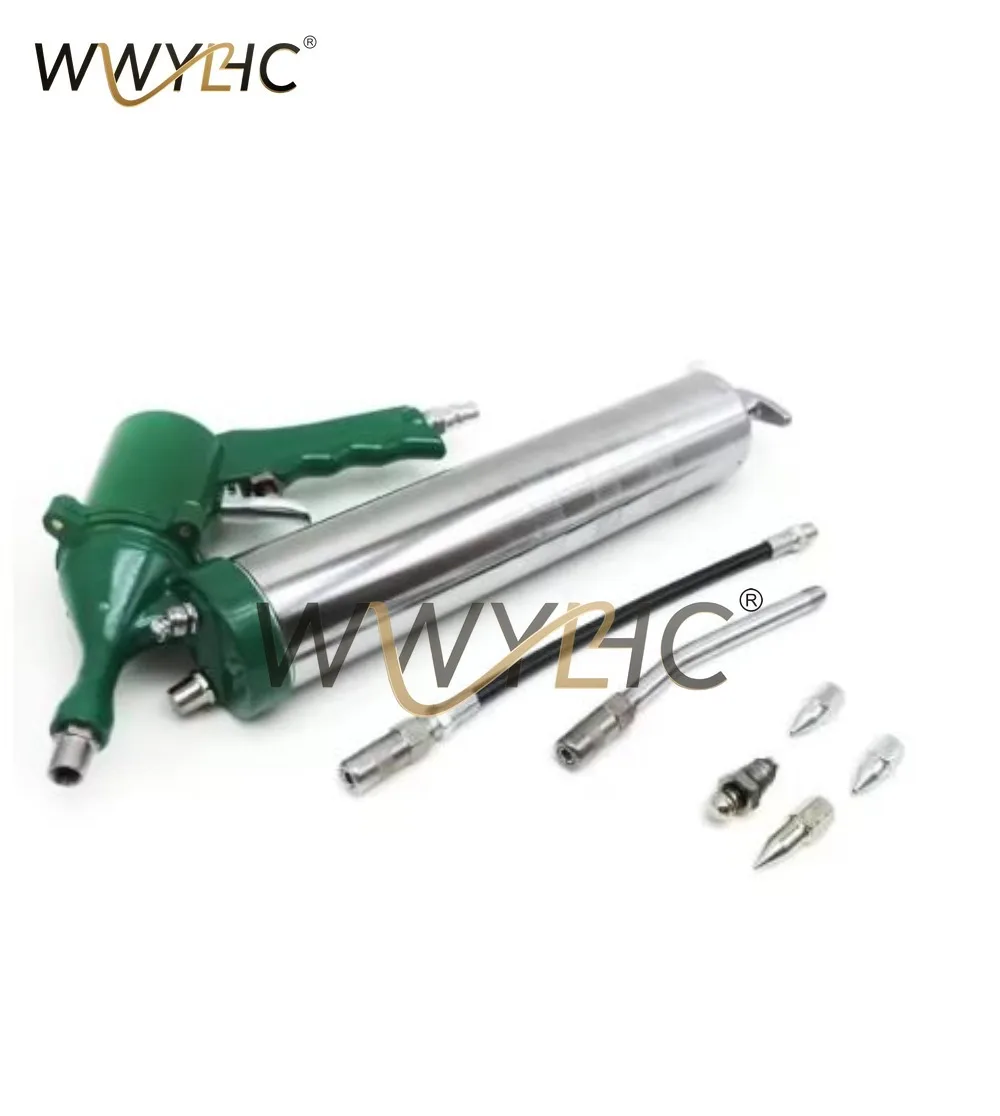 400CC Pneumatic Grease Gun Portable Pneumatic Compressor Pump Grease Gun for Lubricating Various Car Excavators and Ships 4