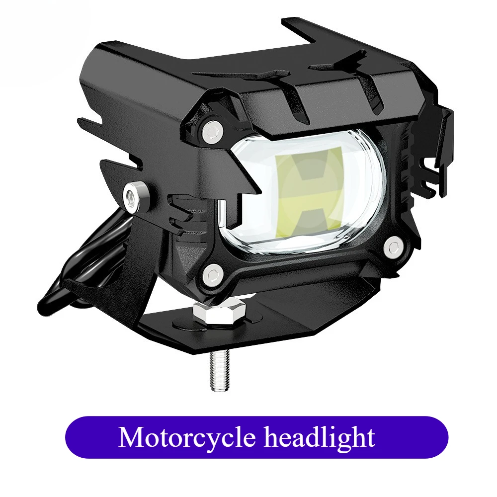 

12V 10W Motorcycle Headlight For Car Trucks SUV UTV LED Work Light Modified Off-Road Tricycle Electric Vehicle Headlamp