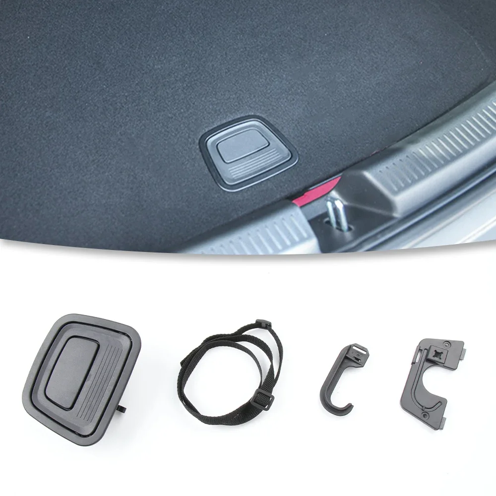 

Car Trunk Tail Cover Bottom Plate Mat Floor Carpet Handle Spare Tire Cover Lock For Mercedes Benz W166 W253 W292 C GLA GLC Class