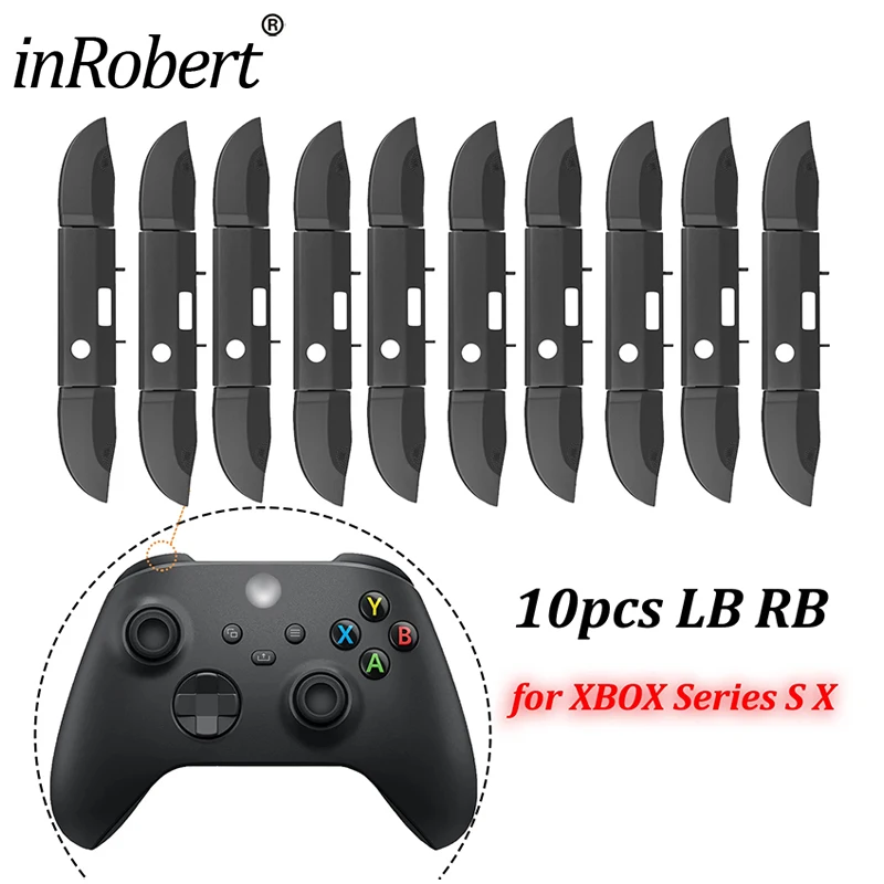 Lèvent de pare-chocs d'entraînement LB pour manette Xbox Series X et Xbox Series S, kit de boutons de certes, accessoires de remplacement, 10 pièces