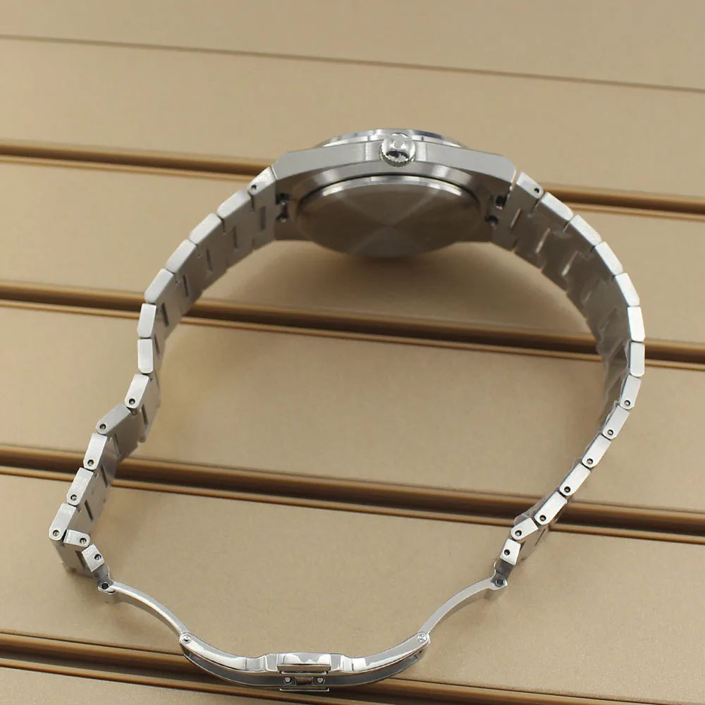 40mm NH35 Men's Watch Case 316L Steel Bracelet Sapphire For Mod PRX Super Player NH35 NH36 NH38 NH34 Movement Watch Parts 10ATM