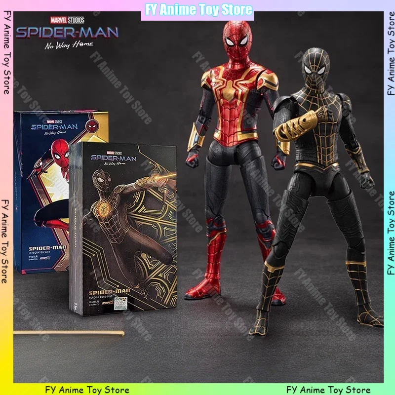 Disney Marvel Spider Man No Way Home 18 ซม.Action Figure Avengers Endgame ฟิล์มอนุพันธ์ของแท้รุ่นเดสก์ท็อปเครื่องประดับของขวัญ