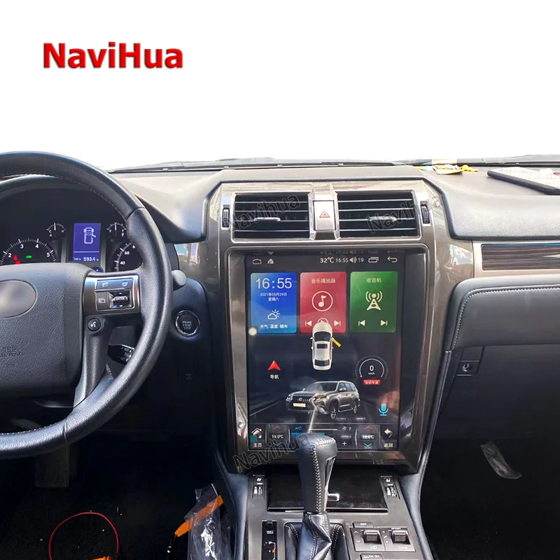 NAVIHUA 7862 Android11 6+128GB For Tesla  Touch Screen For Lexus GX460 Auto GPS Navigation Car Stereo Radio Multimedia System