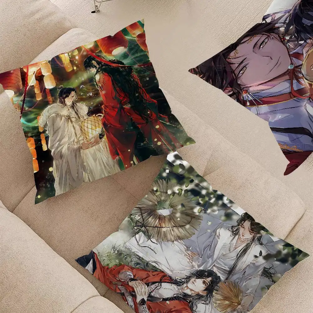 Anime Heaven Officials Blessing Lucky Dragon pillow cover sofa cushion cover home room decoration children gift