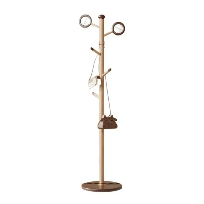 

Removable children's floor coat rack household bedroom laundry basket hanging hanger