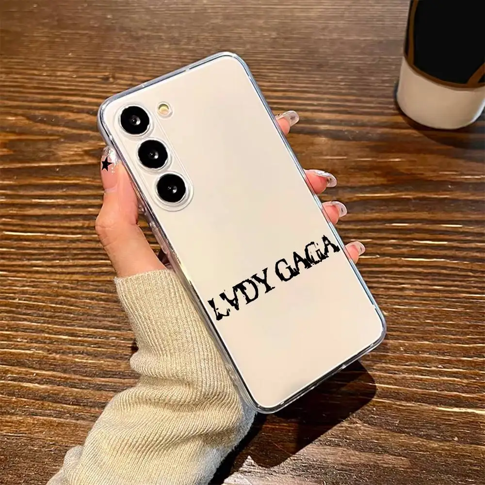 

L-LADY GAGA MAYHEM Singer Phone Case For SamsungA10 A12 A31 A40 A70 Transparent Cover Case