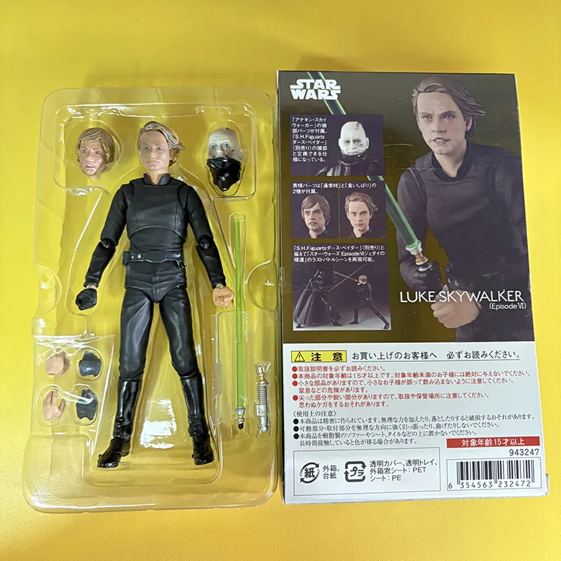 SHF Figur Luke Skywalker Actionfiguren Anime Spielzeug Star Wars Serie Figur Modell Puppe Geschenk 15 cm – Detail 3