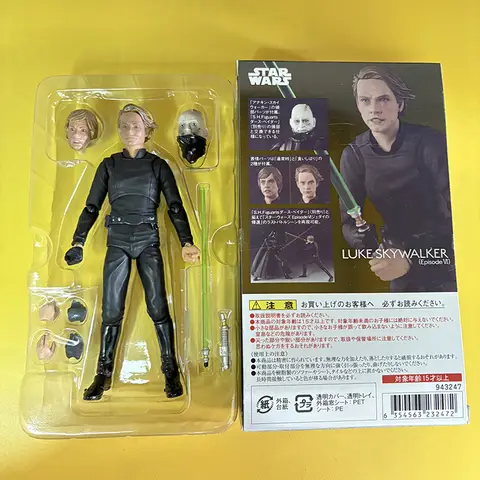 SHF फिगर ल्यूक स्काईवॉकर एक्शन फिगर एनीमे खिलौने स्टार वार्स सीरीज फिगरिन मॉडल गुड़िया उपहार 15 सेमी 12 best sales ल्यूक स्काईवॉकर का चित्र - №5