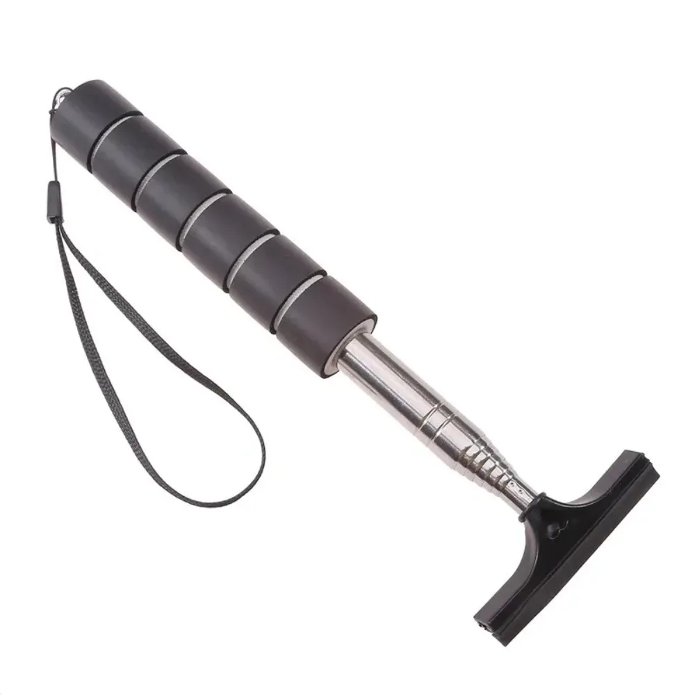 Multifunctional Telescopic Car Rearview Mirror, Household Window Wiper, Stainless Steel Material, Automotive Supplies