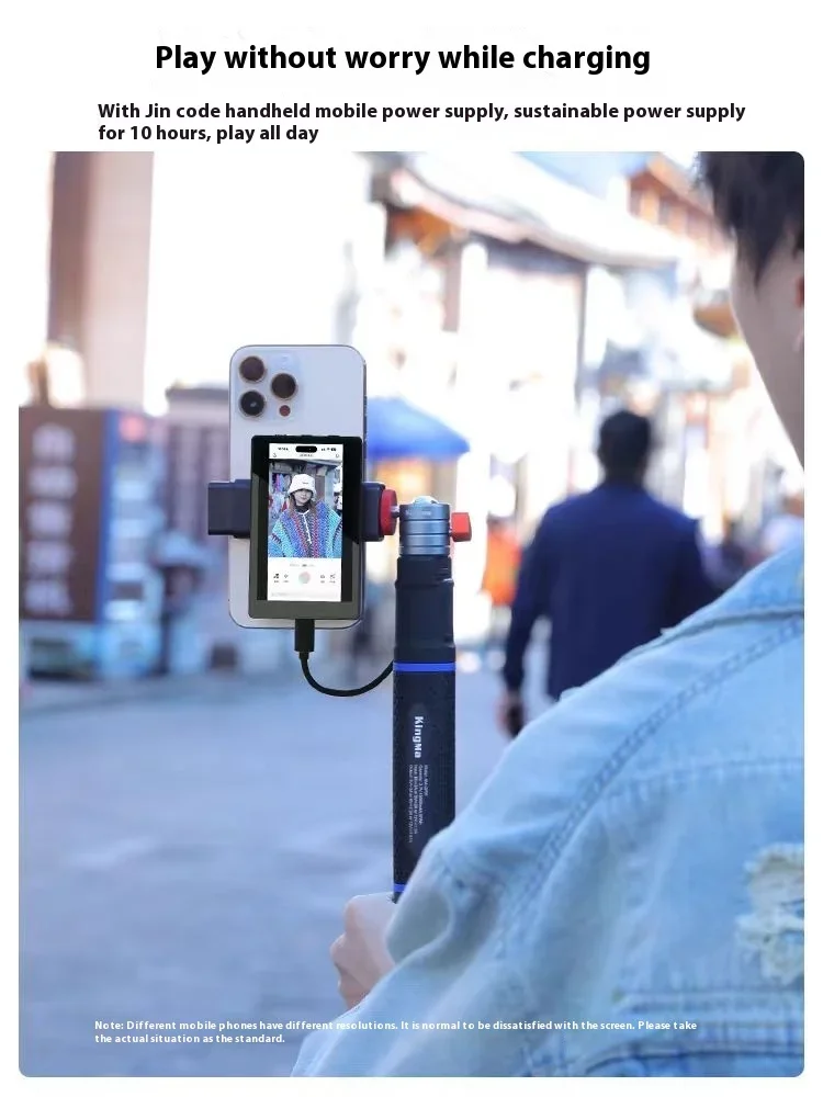 Kingma-電話リアカメラを使用した磁気スクリーン、VL-PH01スマートフォン、vlog selfieモニター、iPhone用ライブストリーム