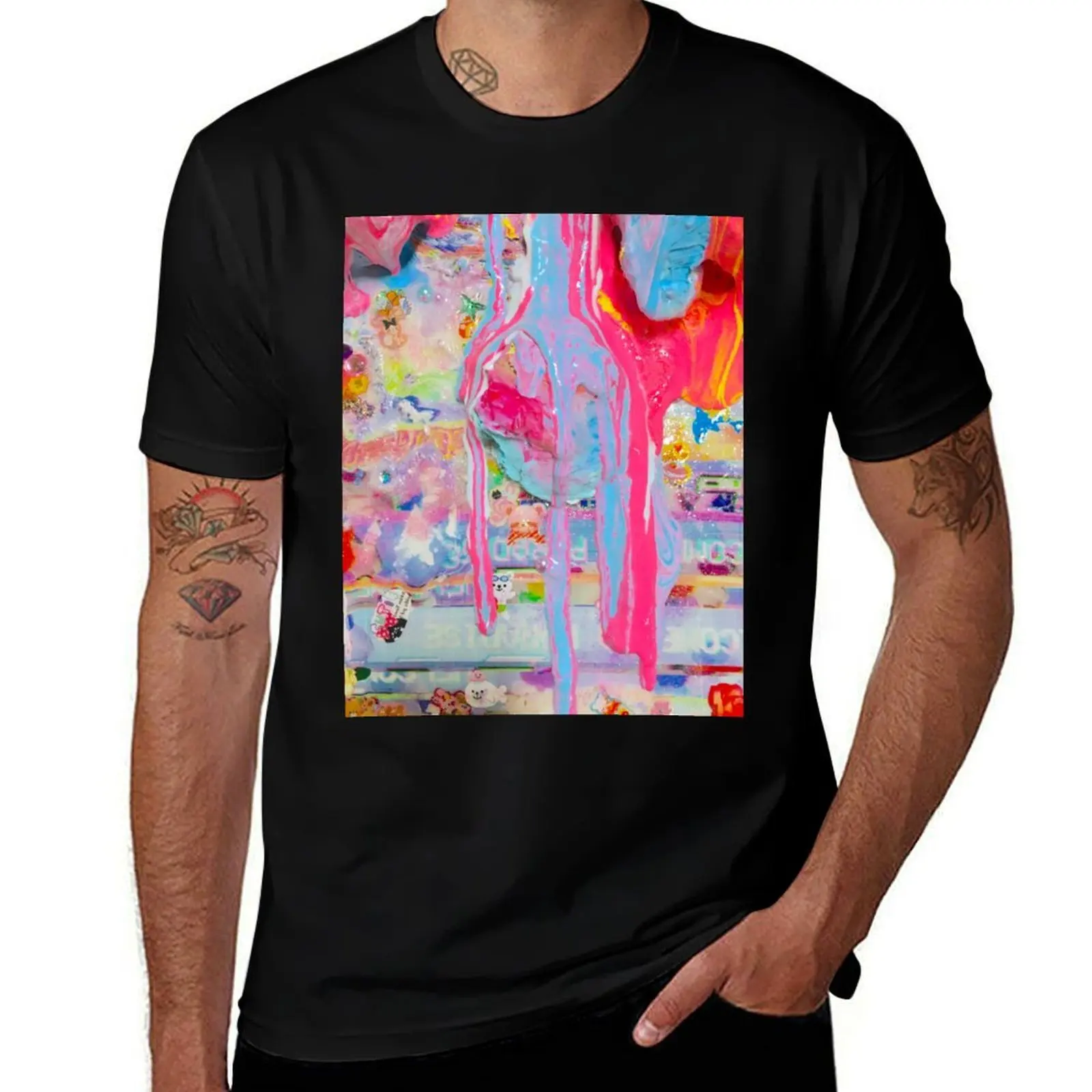 gooey daydream T-Shirt All Match Basic Short Sleeve Top T-Shirt