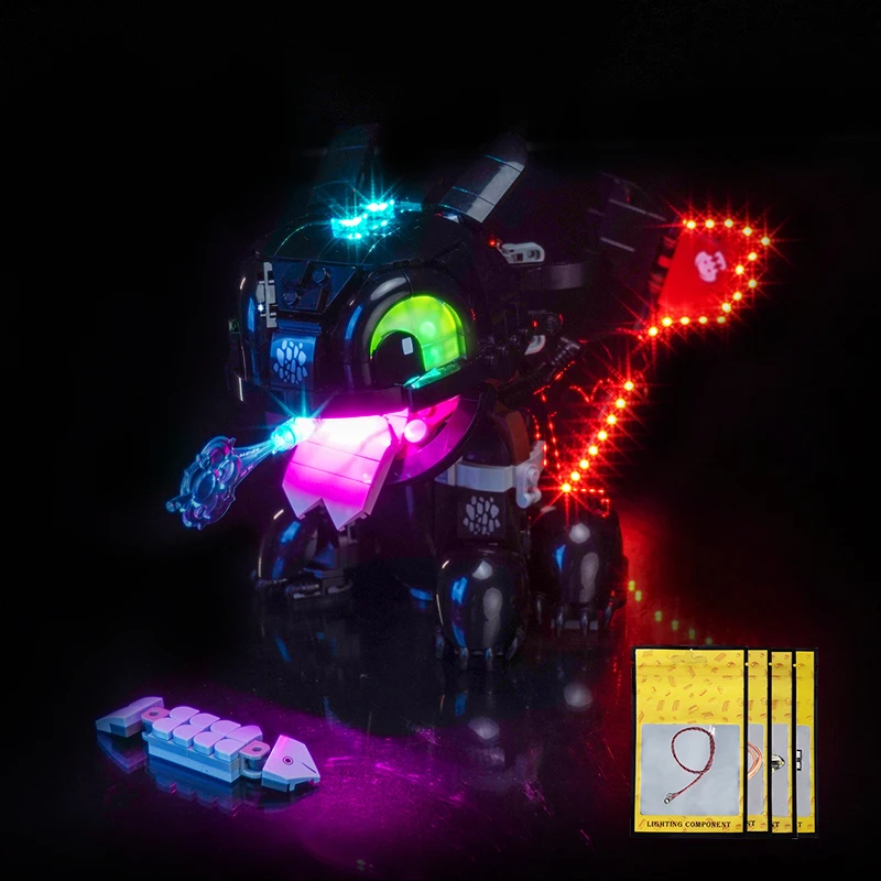 

Brick Bling LED Lighting 10375 Set Suitable for How to Train Your Dragon: Toothless Building Blocks Gift (Excluding Blocks)