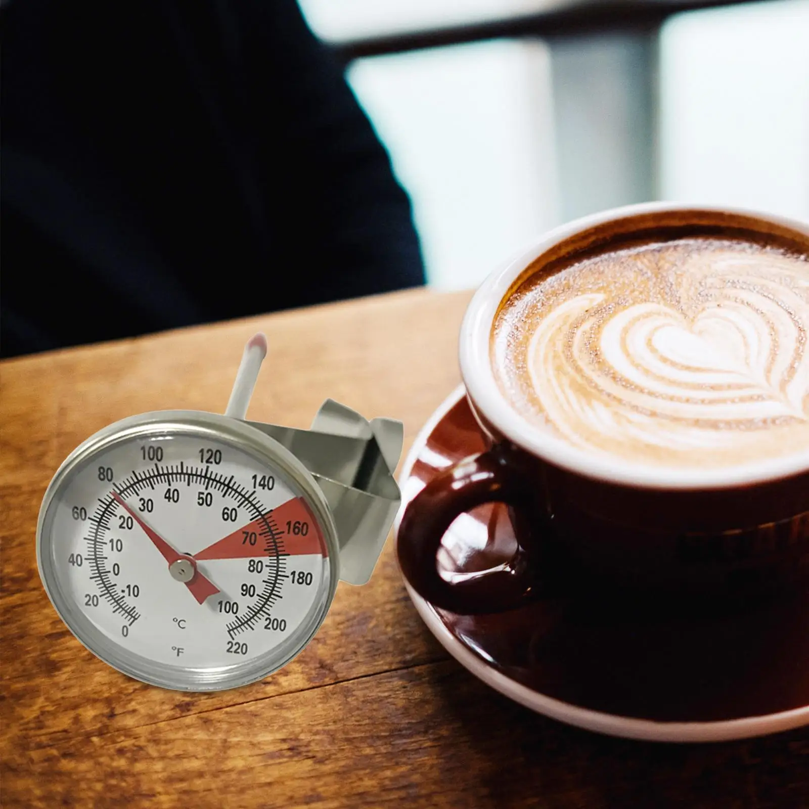 Koffie Melk Thermometer Koffie Thermometer Espresso Machine Accessoires Keuken Thermometer Voor Opschuimende Melk Rundvlees Melk Schuim