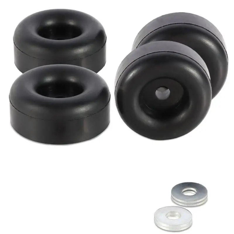652F Pack of 4 Heavy Density Rubber AntiVibration Foot Pad Reduce Noise 1