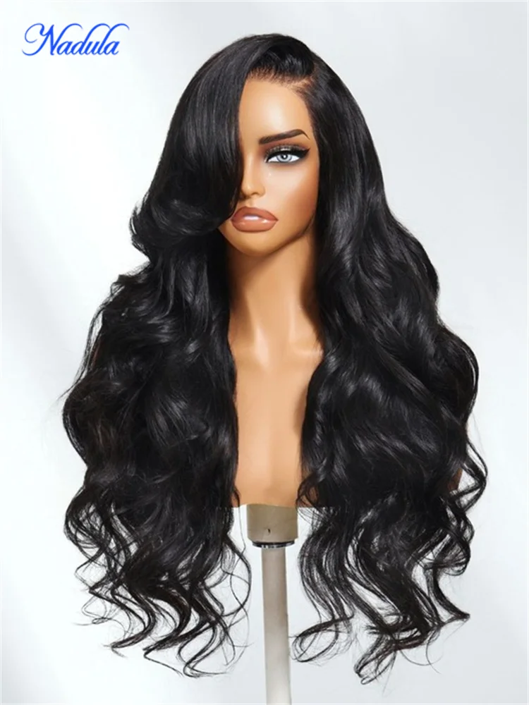 

Nadula Pre everything™ 13x4 Glueless Lace Frontal Wig Side Part Loose Wave Human Hair Wig Soft Layers Put on and Go Glueless Wig