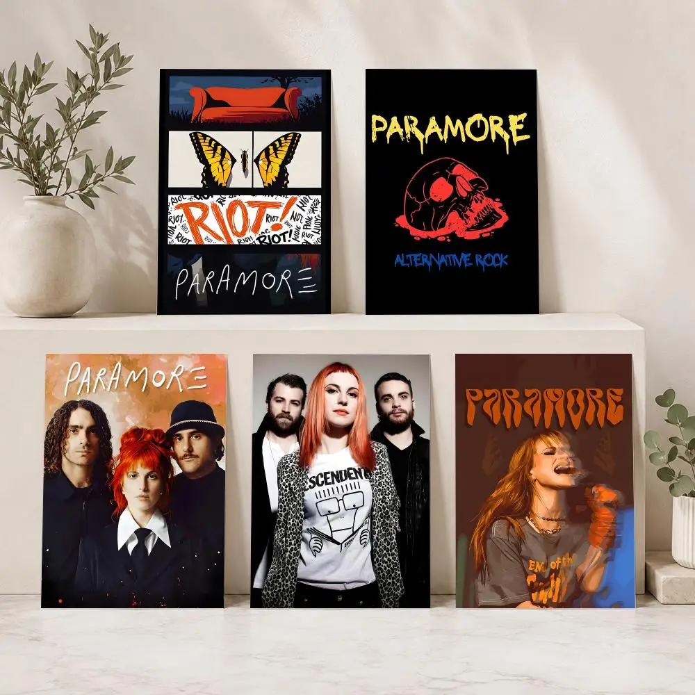 Band P-Paramore Painting Calligraphy Modern Canvas Wall Art for Bedroom & Living Room | Home Decor Gift