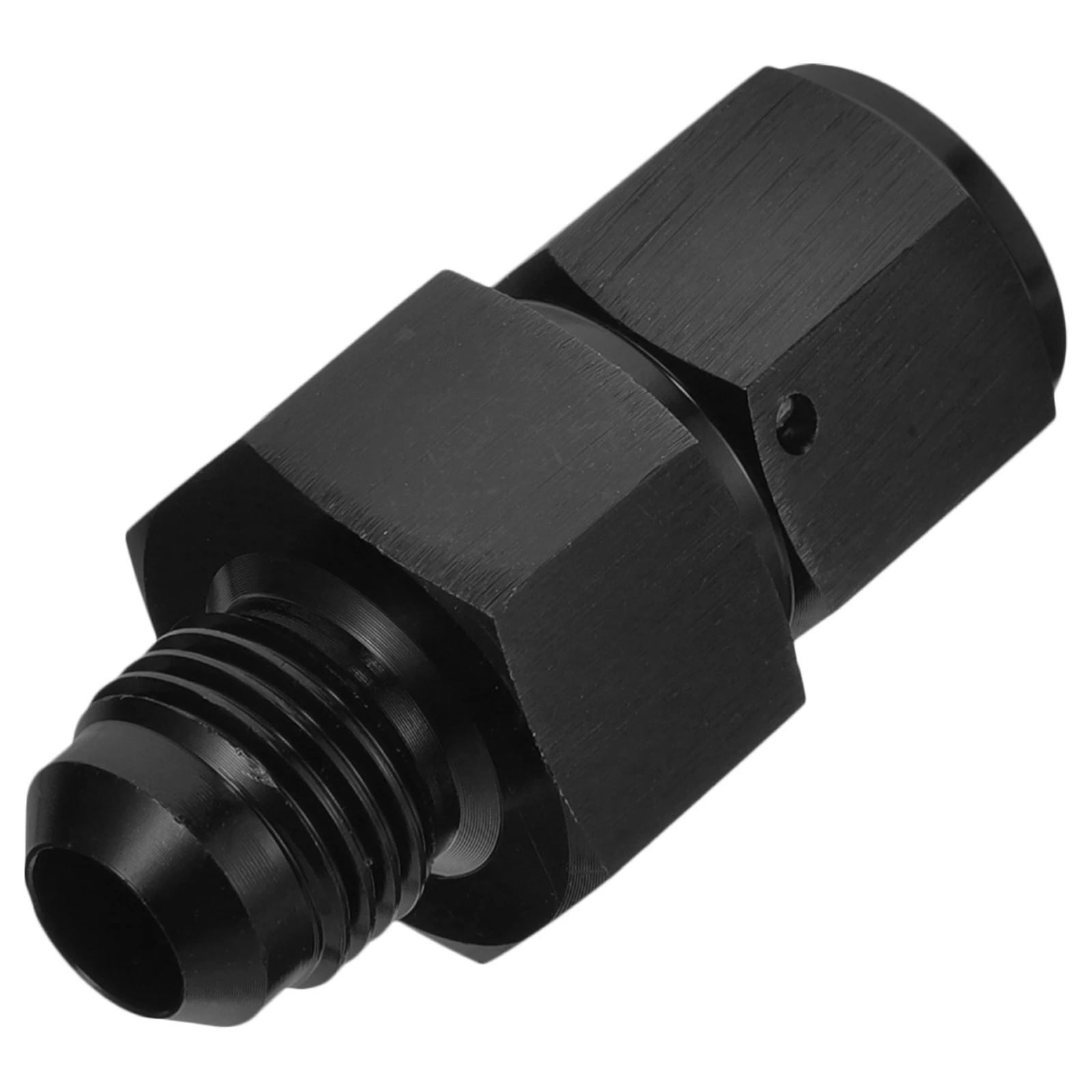 

Oil Pressure Sensor Fitting 6AN to 1 8 NPT Black AN6 Adapter Straight Swivel Hose Barb Fittings Fuel Line Engine Compatibility