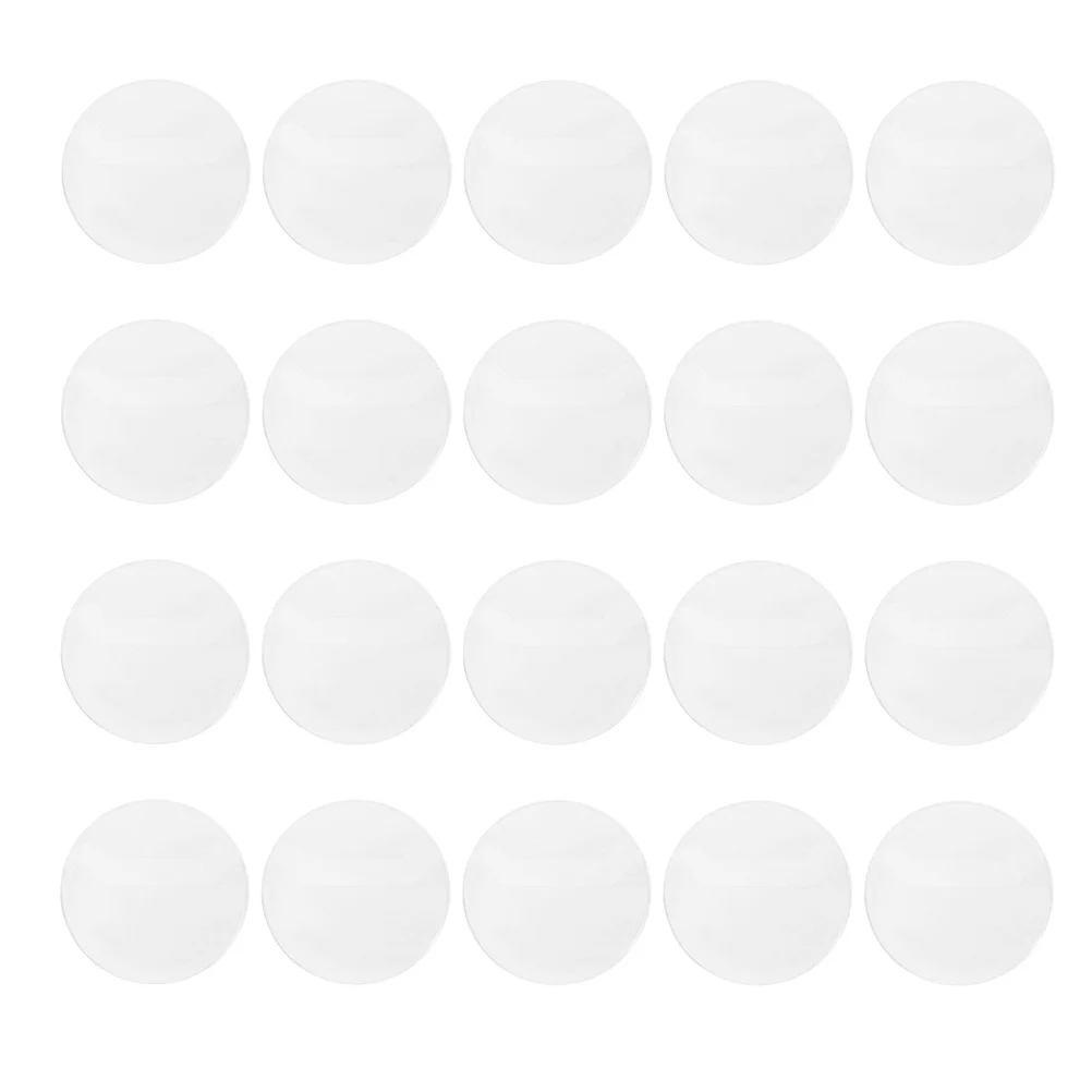 20pcs Button Badge Cover Durable Round Protector For Animation Coins Medallions Storage Display Smooth Scratch Resistant Case