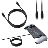 1.5M Type C Charger Cable USB C Data Cable Type-C Charging Cable Handle Cable for PS5 Portal Handheld/PS5 Controller/NS/XBOX