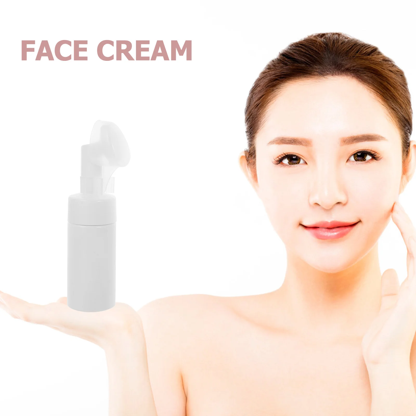 

4Pcs Face Cleansing Brush Kit with Bottle Design Plastic Manual Facial Brush for Deep Pore Cleaning Gentle Exfoliation and Skin