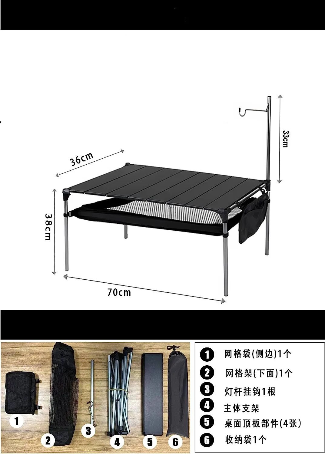 Ultralight Portable Folding Camping Table Foldable Outdoor Dinner Desk High Strength Aluminum Alloy For Garden Party Picnic BBQ