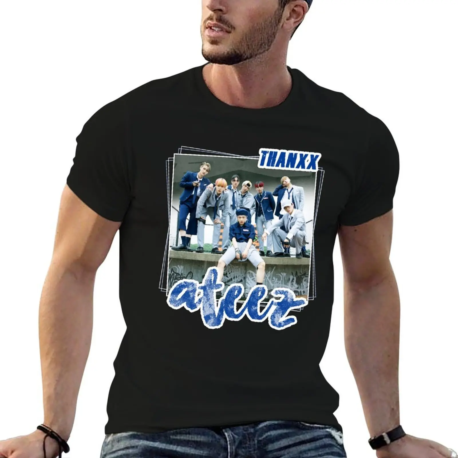 

ATEEZ T-Shirt man t shirts graphic t shirt personalised t shirt for man T-shirt