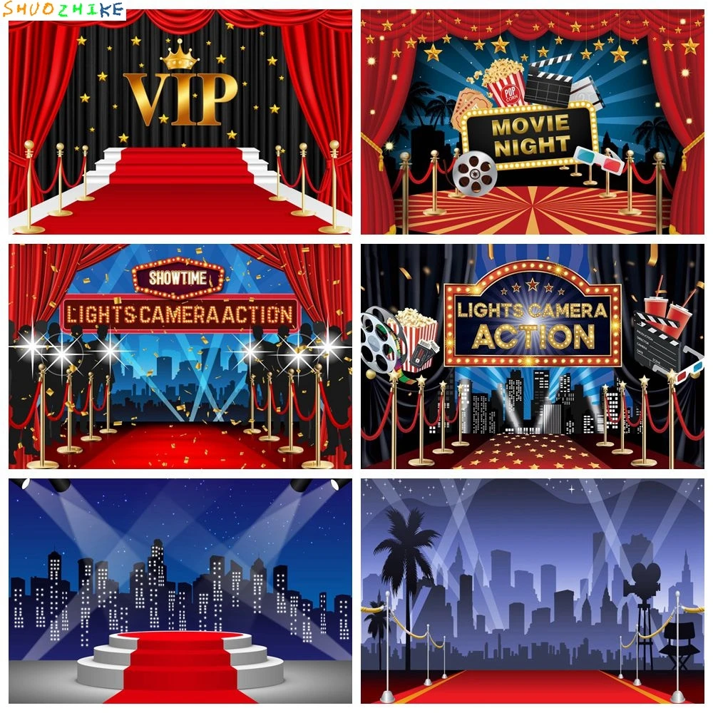 VIP السجاد الفيلم موضوع خلفية حفلة عيد ميلاد ستار الحدث الستار ضوء المرحلة عرض الفيلم حفل التصوير خلفية الاستوديو
