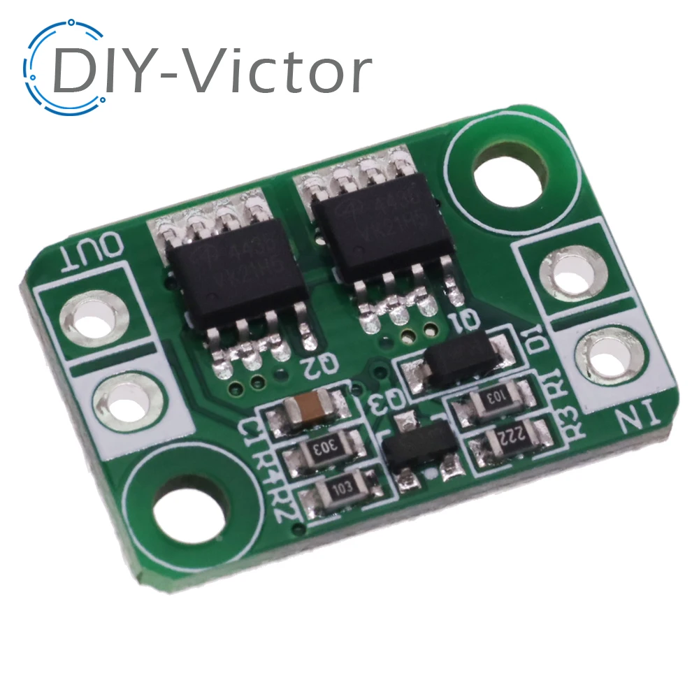 Cargador de batería de módulo de diodo Ideal, conexión Anti-reversa, Módulo de placa de protección de energía, tierra común 4A, CC 3-30V