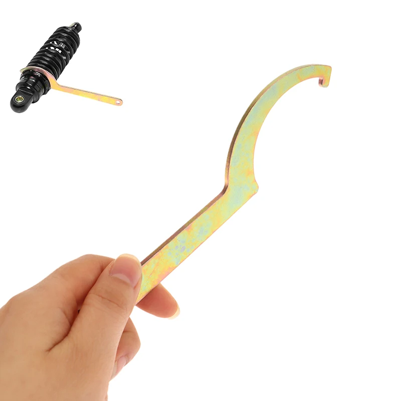 

Универсальный мотоциклетный ключ для регулировки ударной пружины для регулировки предварительной нагрузки подвески подходит для большинства моделей мотоциклов и круизеров