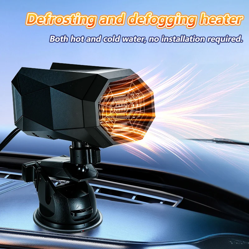 

12 В электрический автомобильный обогреватель, вентилятор воздушного охлаждения, портативный туманообразователь, размораживатель, вентилятор, быстрый нагрев, аксессуары для лобового стекла автомобиля