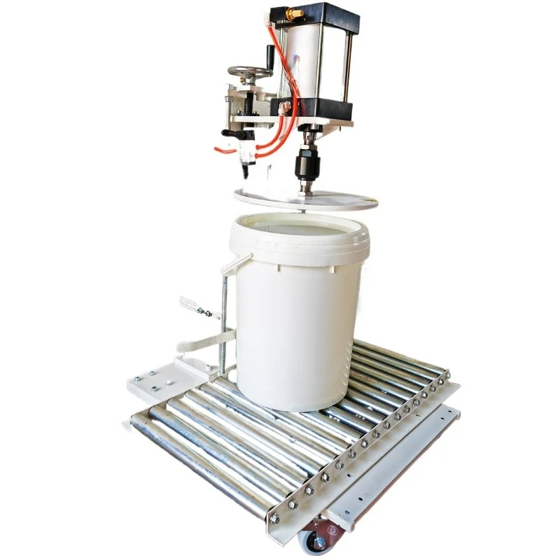 10L20L25L Pneumatic Plastic Barrel Capping Machine Lubricating Oil Barrel Sealing Machine Medium Barrel Capping Machine