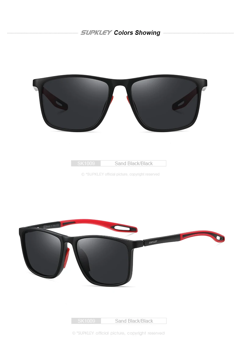 Supkley sport sonnenbrille für männer frauen bequeme leichte polarisierte sonnenbrille uv400 brillen zubehör beste geschenk wahl – Detail 6