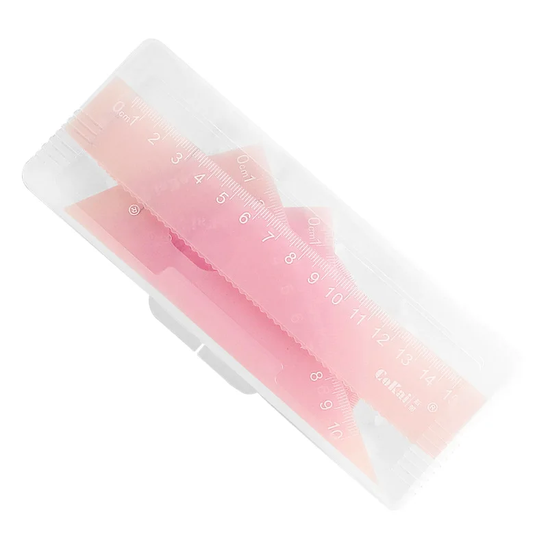 4pcs 15cm Candy Color Traight Triangle Ruler Protractor Drawing Painting Ruler Drafting Tool Cute Stationery for School Office