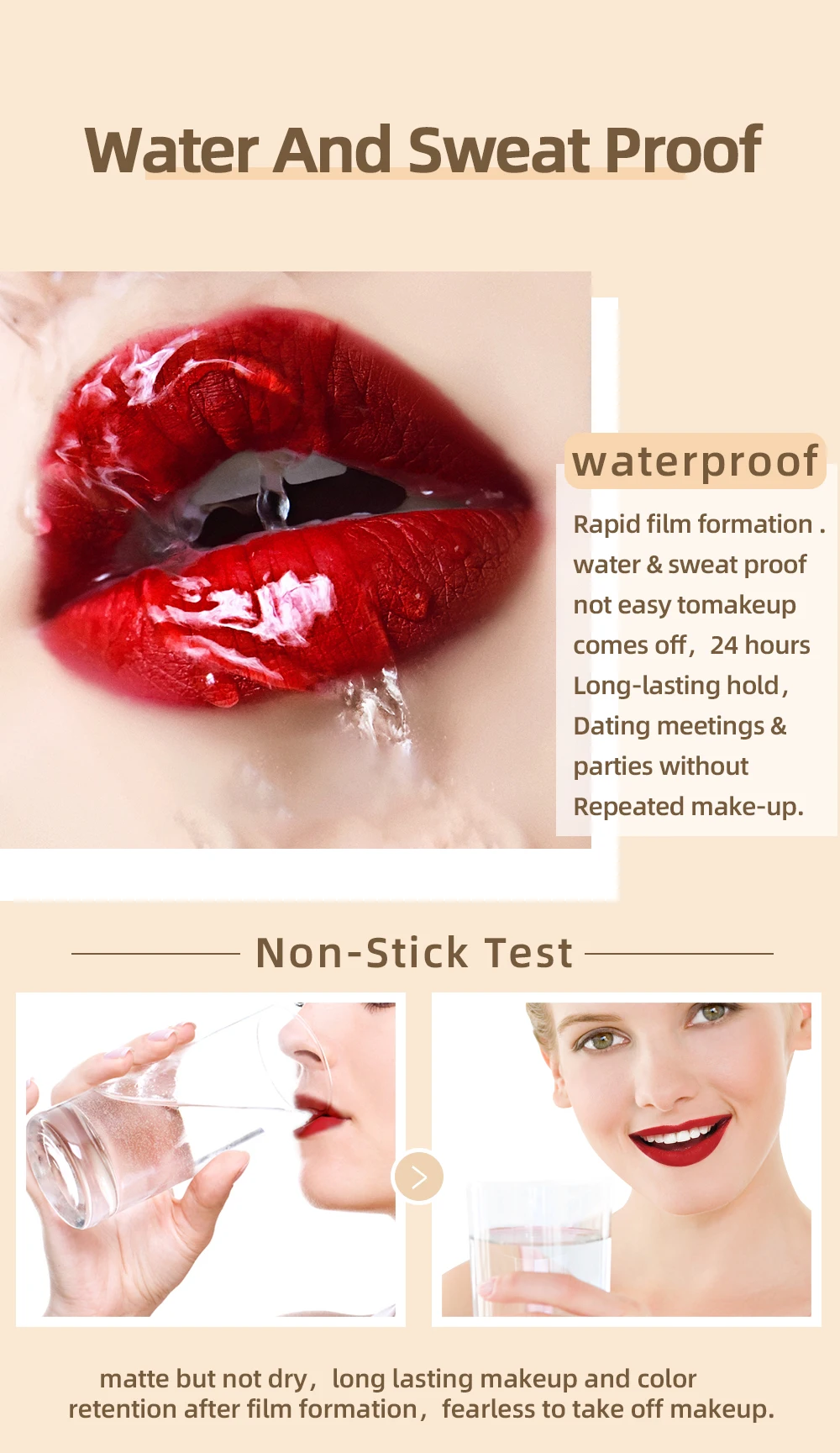 QIBEST 12 Colors Matte Liquid Lipstick Sets Lip Gloss Waterproof Long Lasting Sexy Red White Black Nude Lipgloss Makeup Sets
