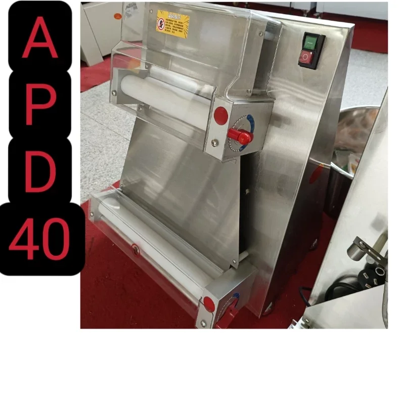 Table Top Dough Sheeter 2025PR400 Commercial, Pizza Rolling Machine Dough Roller for Bakery Equipment