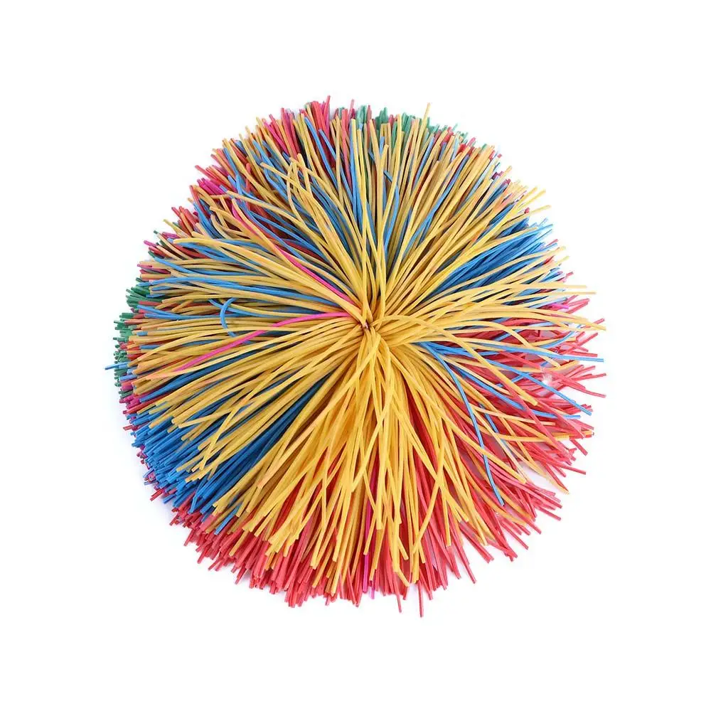 Stress Relief Rainbow Ball Anti-Stress Baby Stretchy Ball Bouncy Stress Balls Monkey Stringy Balls Rainbow Fidget Sensory Ball