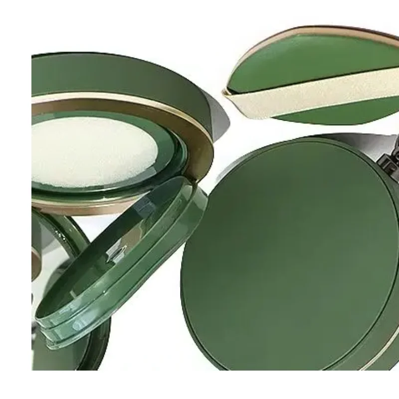 Leere Air Kissen Puff Box Mit Schlüsselbund Pulver Schwamm Spiegel Tragbare Kosmetik Make-Up Fall Container Für Bb Creme Foundation