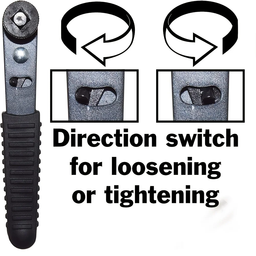 Right Angle Close Quarters Ratcheting Reversible Screwdriver Set with 18 Bits