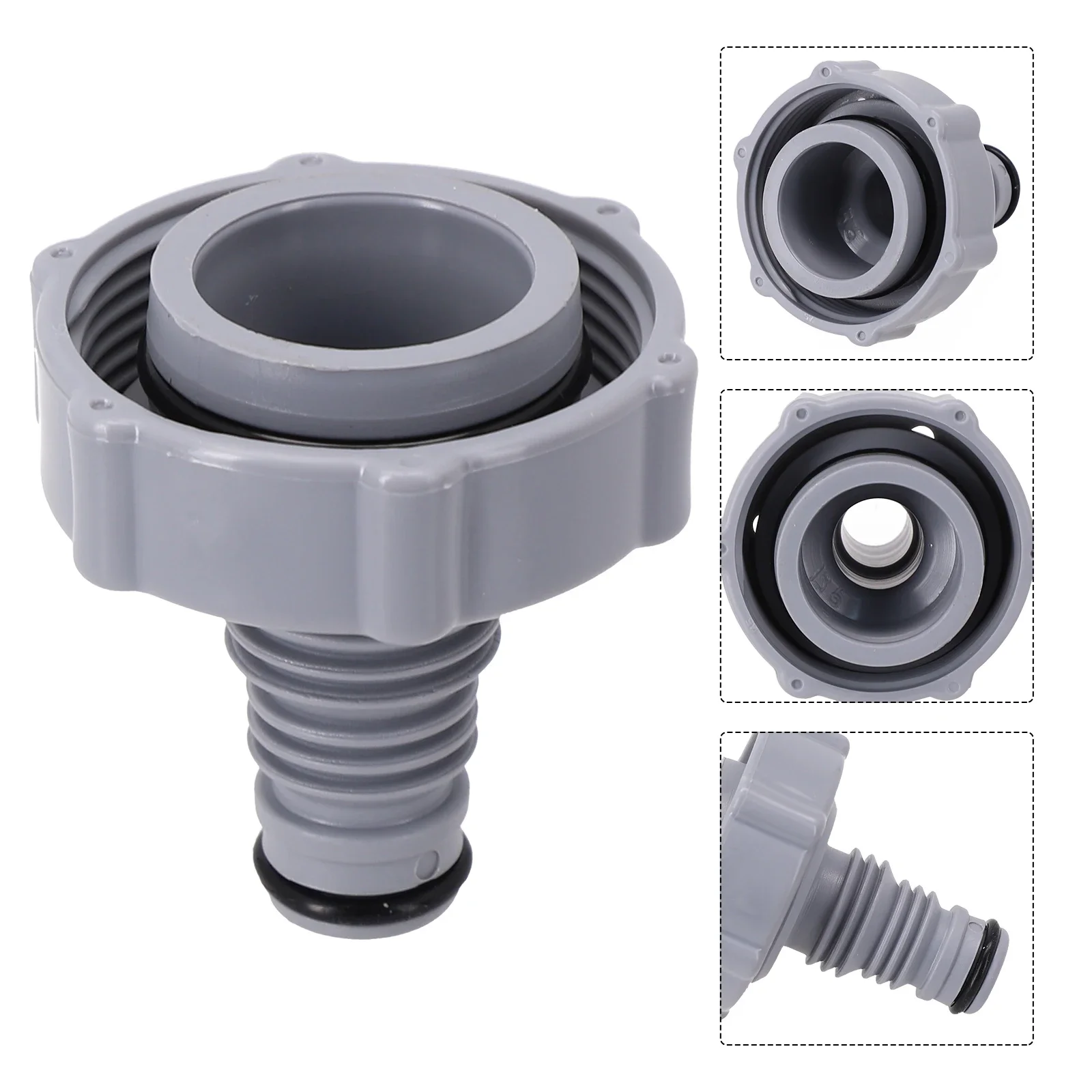 

P6H1419 Drain Valve Replacement Gray Outdoor Pools Adapter Swimming Pool 1pcs Drain Valve New Practical Durable