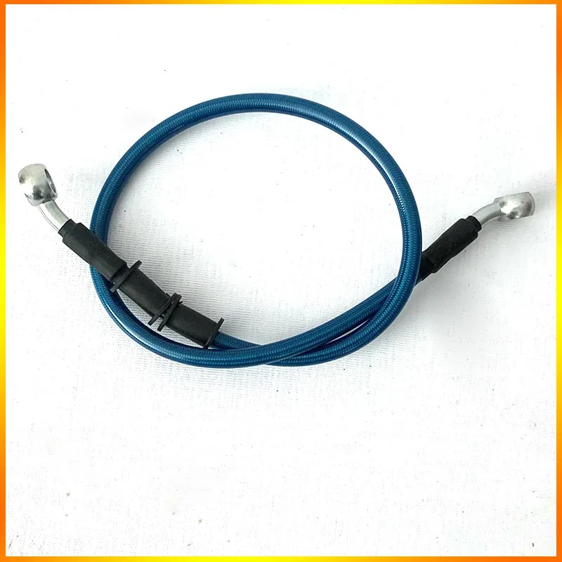 Lengh 40cm-150cm Hydraulic Brake Hose Universal Brake Hose Line Steel Brake Cable  Banjo Head Both Sides 28 ° For Motorcycle