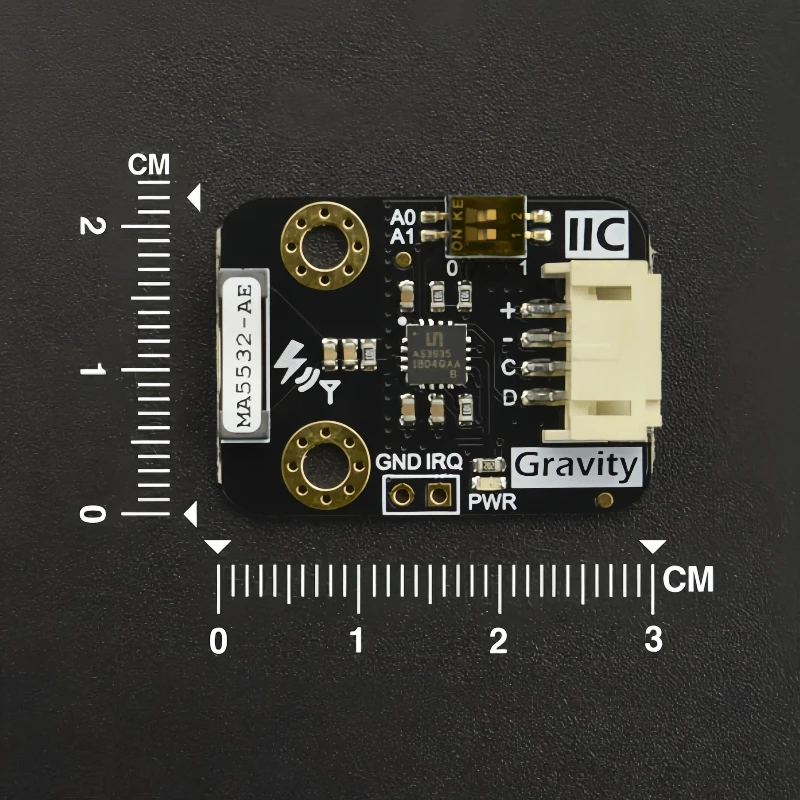 Gravity AS3935 Lightning Sensor I2C Module 40km Detection Range Indoor/Outdoor with Antenna for Arduino Weather Station