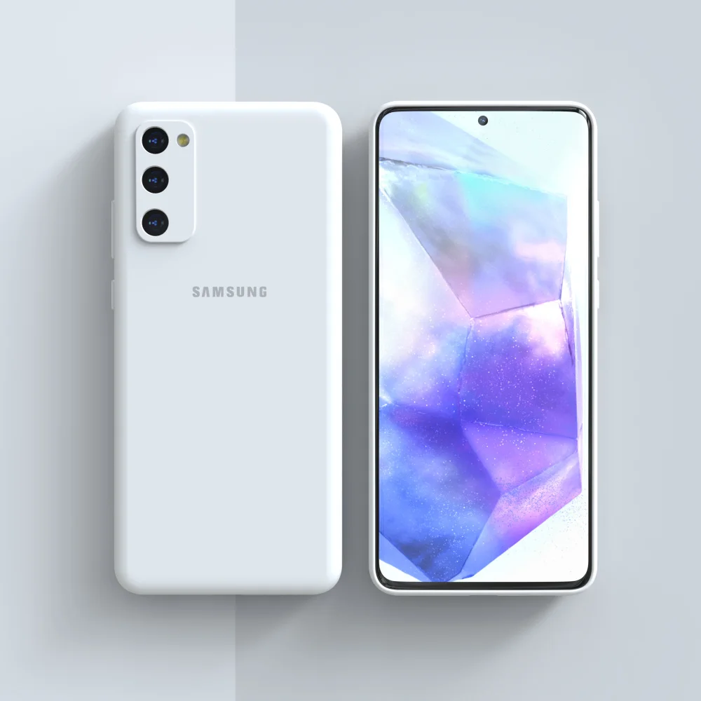 Luxuriöse Flüssigsilikonhülle für Samsung Galaxy S20 S21 S23 S24 S25 FE S26 S22 Plus Ultra Soft-Touch Stoßfeste Rückabdeckung Funda – Detail 6