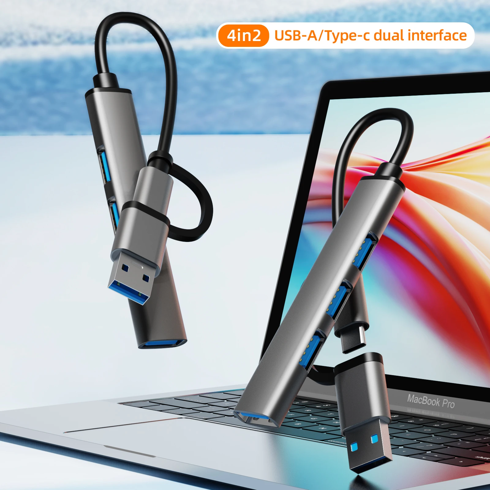 4-In-2 Type C Usb 3… - image