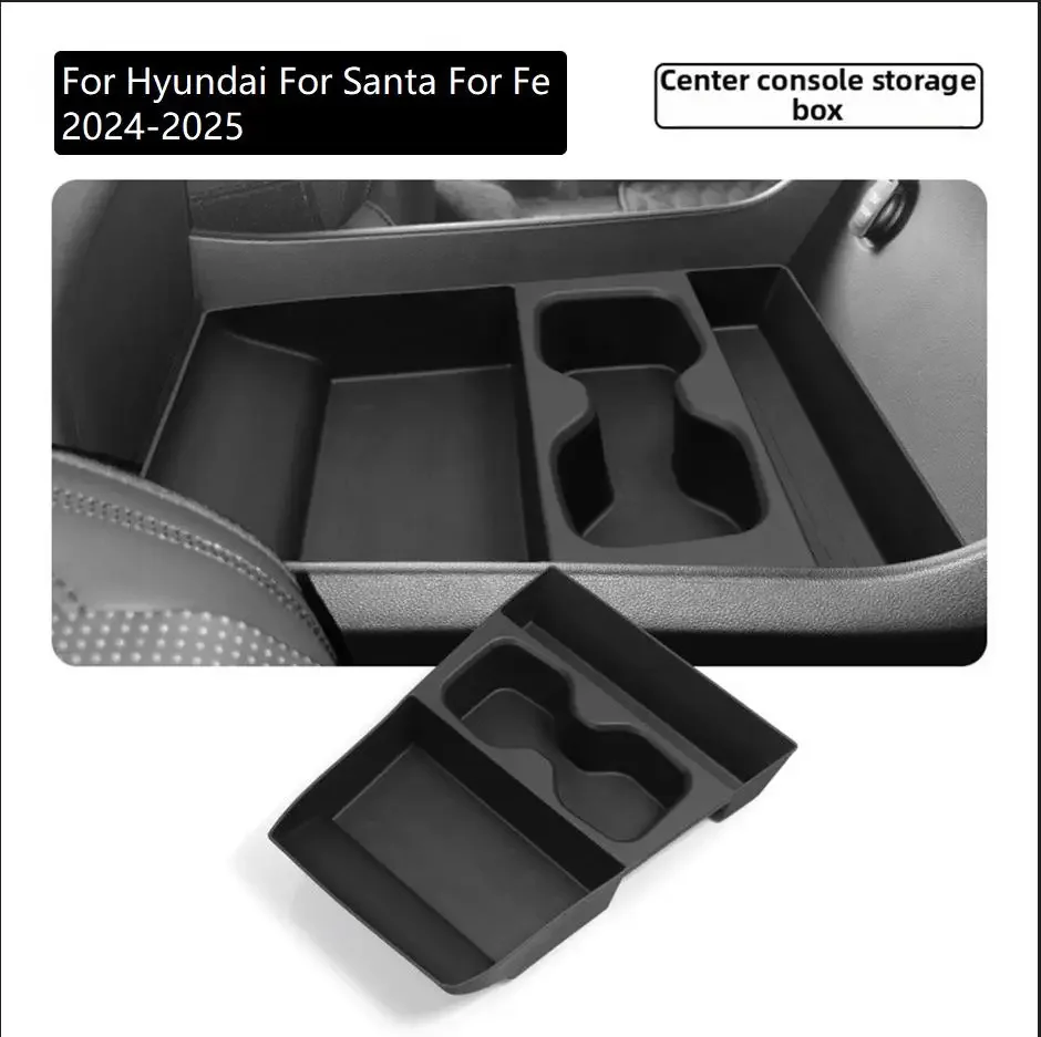 Car Storage Box Center Console Tray TPE Construction Space-saving Design Optimizes Interior Space Reduces Clutter