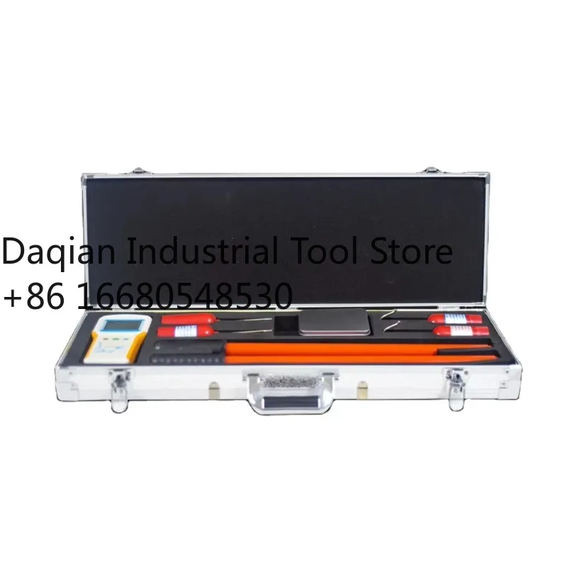 s6sBattery Powered HV High Voltage Detector Wireless Three Phase Sequence Tester 6KV-35KV